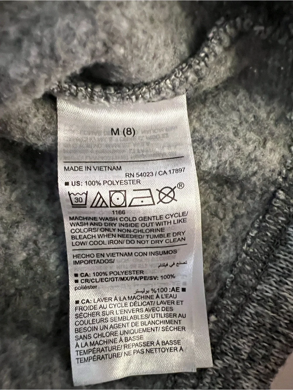 Old Navy Heather Gray Shawl-Collar Quarter-Snap Sweater